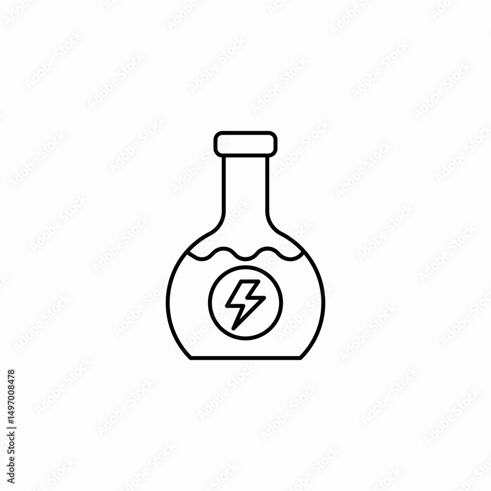 energy flask icon sign vector energy flask icon sign vector