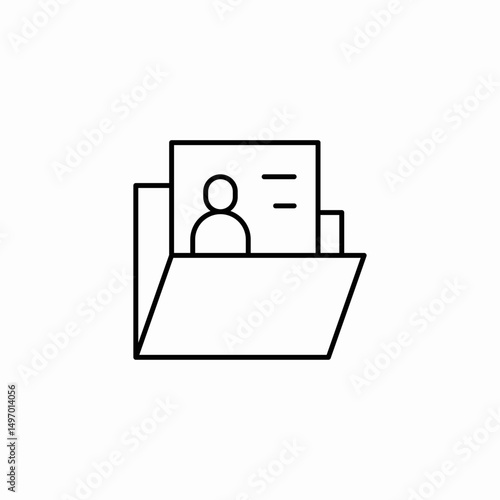 medical folder patient icon sign vector