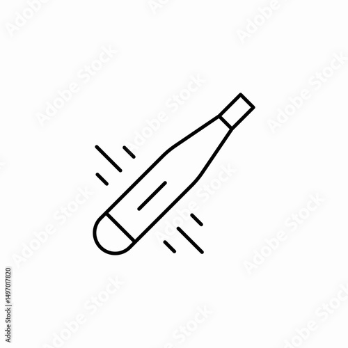 thermometer temperature check icon sign vector