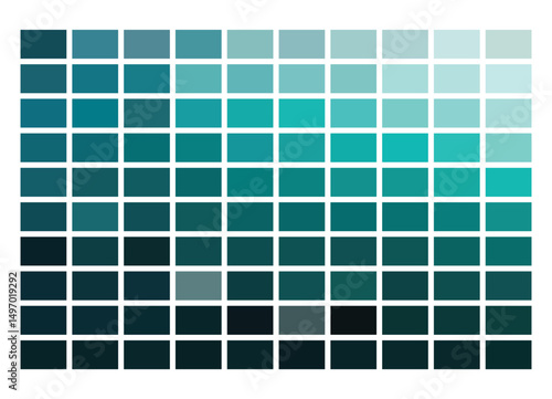  Trendy blue ocean water palette with deep shadows and soft tints. Ideal for modern print tests, branding, digital art, and vibrant vector designs.