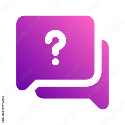 interview gradient icon