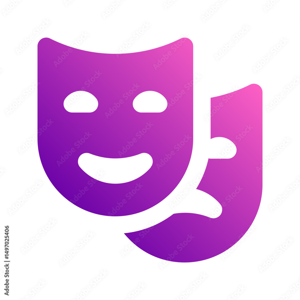theater gradient icon theater gradient icon