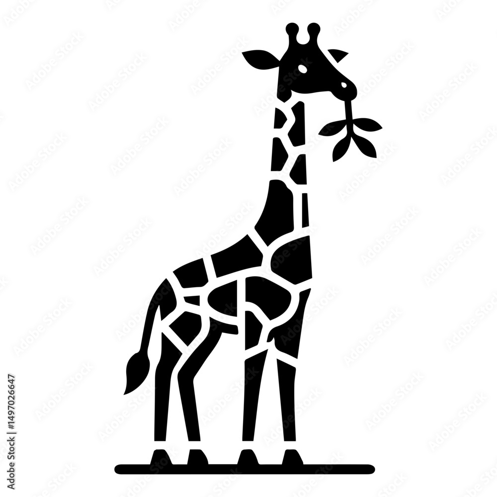 Obraz premium Giraffe icon