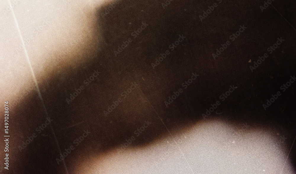 Obraz premium Grunge overlay. Grain noise. Weathered texture. Orange brown black color creased defect on dark rough surface illustration abstract background.