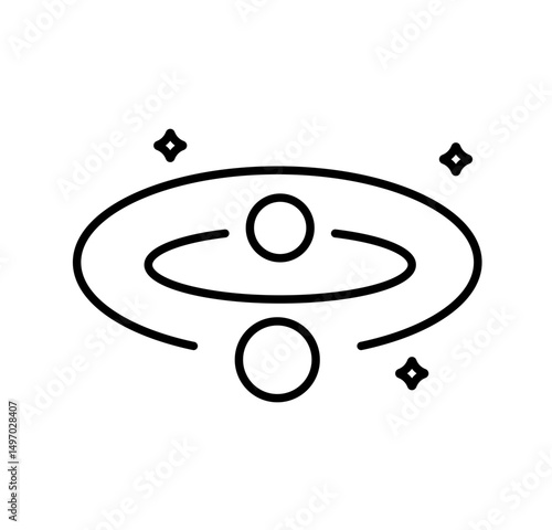 galaxy vector icon