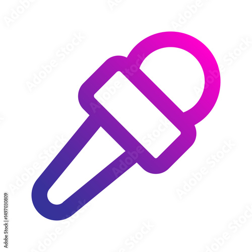 journalist gradient icon