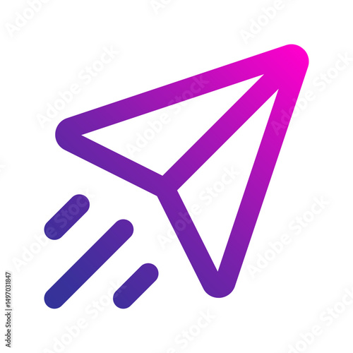 send gradient icon