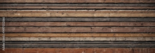 Weathered horizontal stripe texture, adds vintage charm ,  pattern,  floor