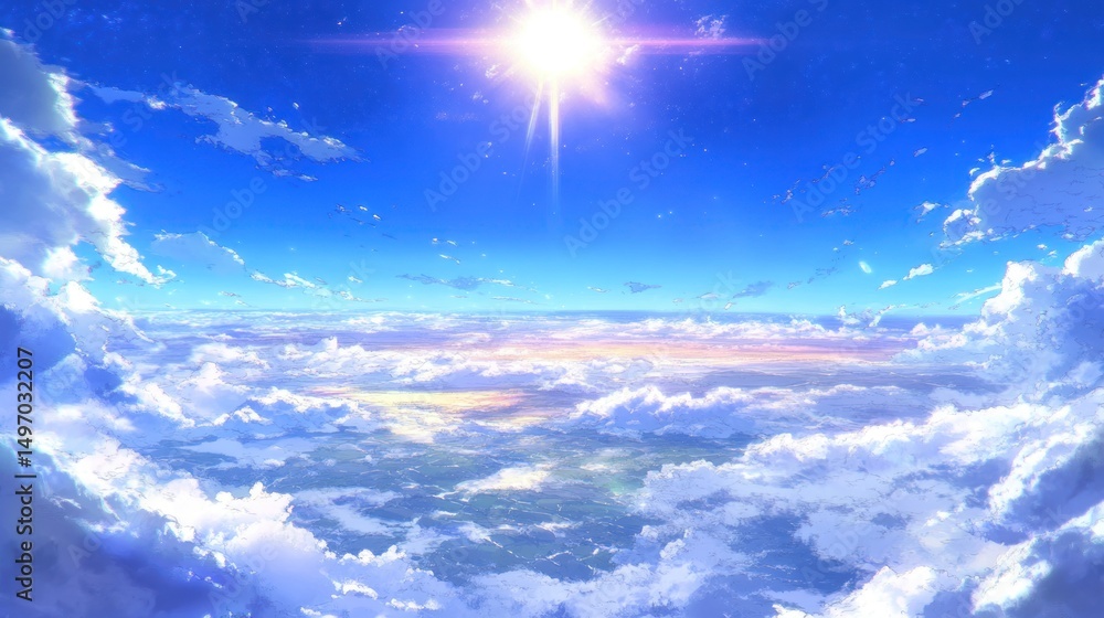 Vast, cloud-filled sky Vast, cloud-filled sky