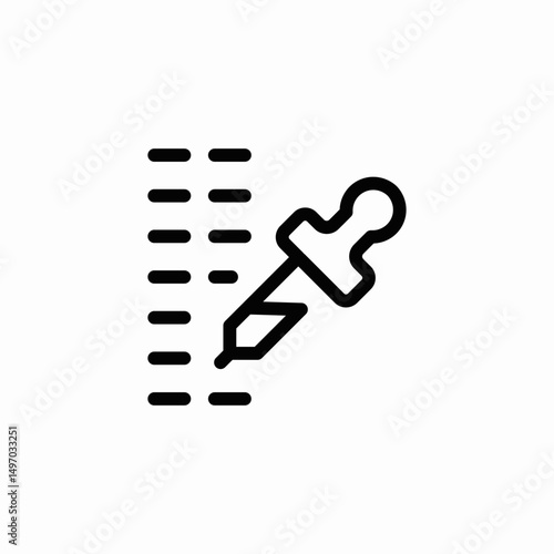 allergy test icon sign vector