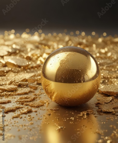 Gleaming gold, rich texture, subtle glitter highlights,  golden,  glamour,  elegant