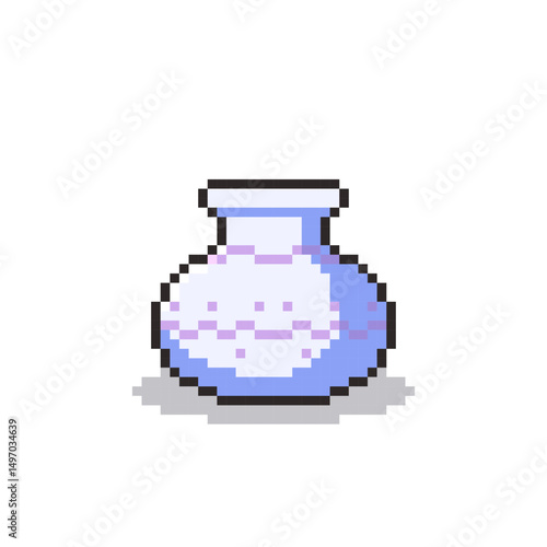 Pixel art Vase game asset design