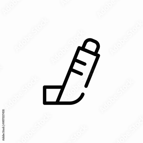 ice hockey icon sign vector