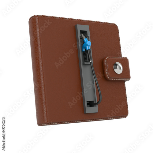 Fuel nozzle and wallet on w...