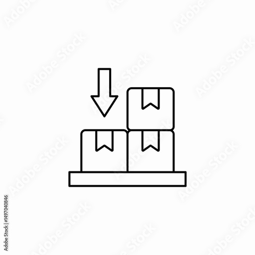 place package icon sign vector