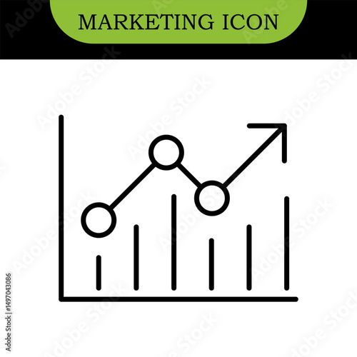 Digital Marketing Line Editable Icons set. Vector illustration in modern thin line style of online business related icons: advertisement, sales, content analysis, and more
