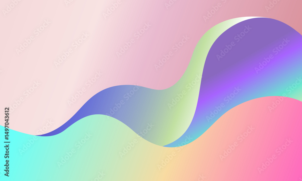 Obraz premium abstract colorful gradient weaving background