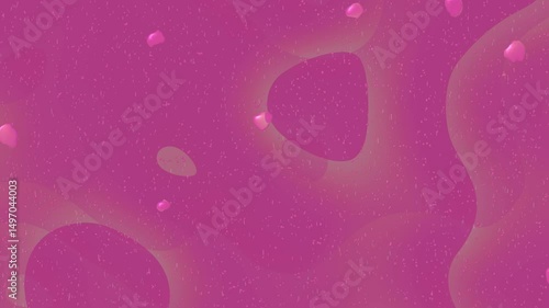 Abstract Pink Fluid Background with Smooth Textures and Vibrant Color Gradients