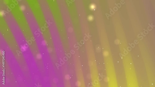 Colorful Abstract Background with Vibrant Gradient Waves and Glowing Particles in Motion