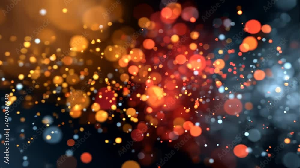 Stunning Abstract Background with Bokeh and Defocused Lights Effect Stunning Abstract Background with Bokeh and Defocused Lights Effect