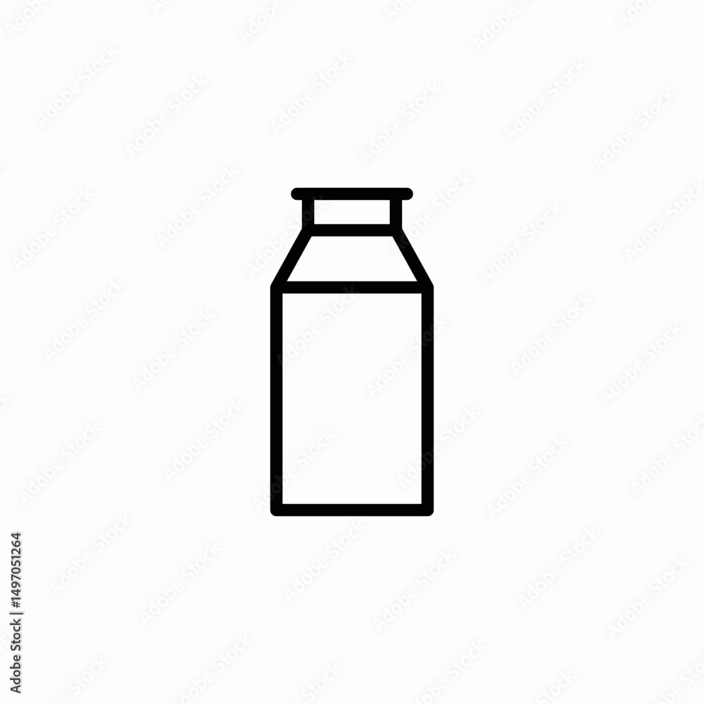 milk carton icon sign vector milk carton icon sign vector