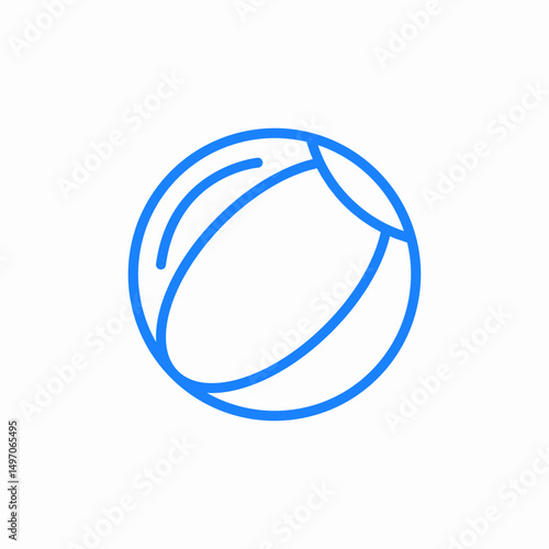 ball generic icon sign vector