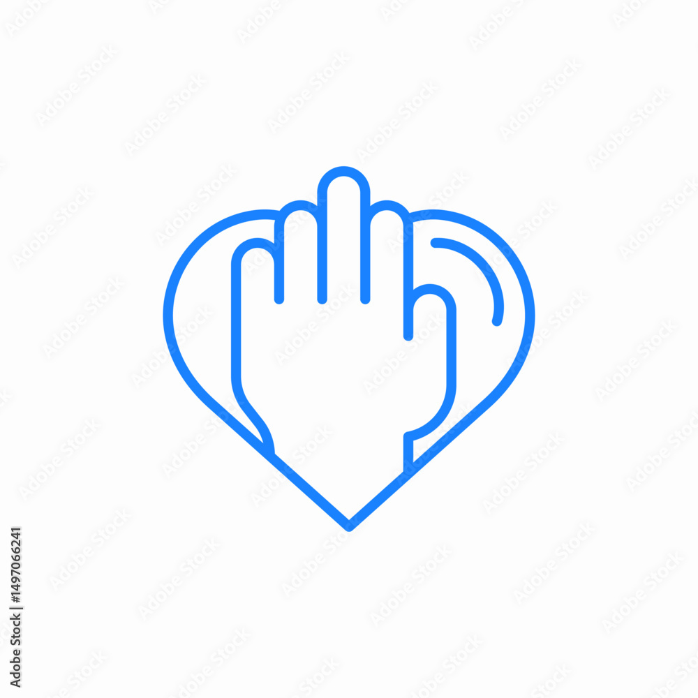 charity pledge icon sign vector charity pledge icon sign vector