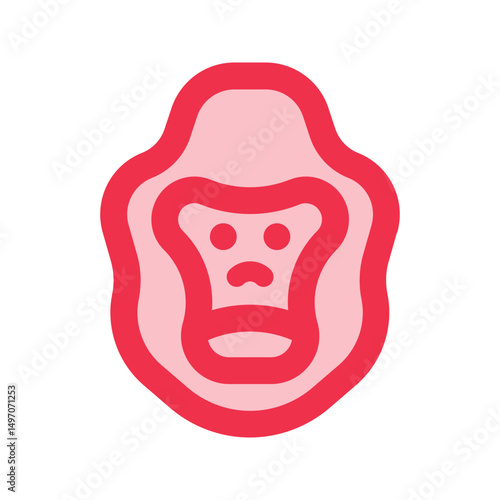 gorilla line fill icon
