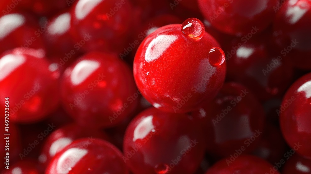 Close-up juicy cherries Close-up juicy cherries