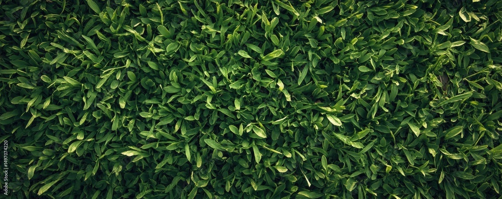 Fototapeta premium Vibrant green grass texture in natural setting