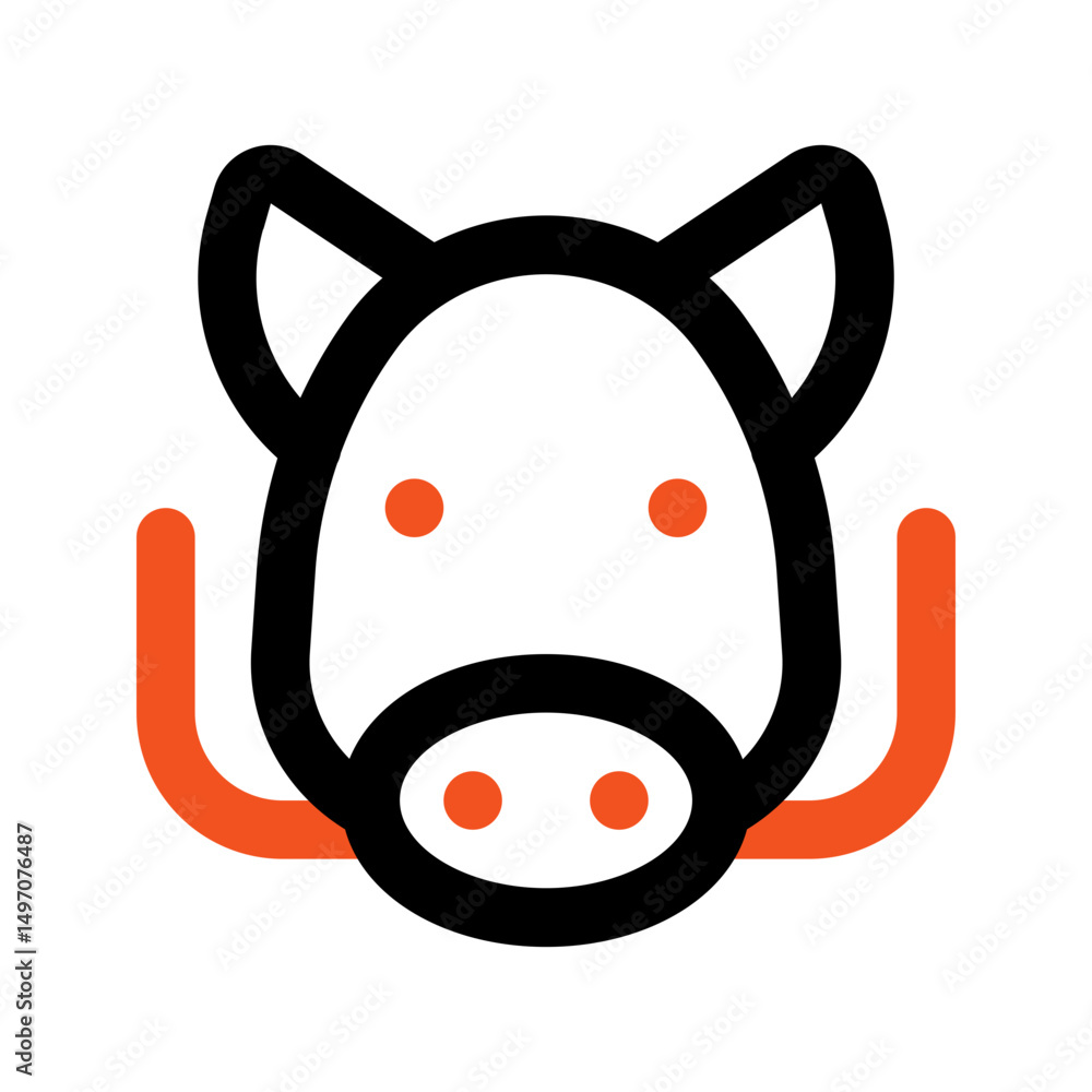 boar line color icon boar line color icon