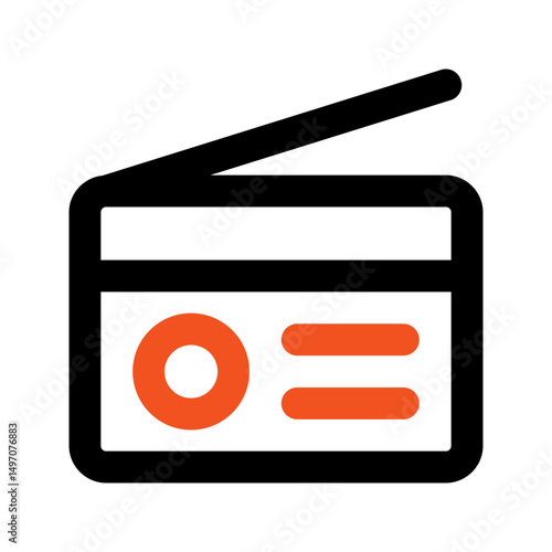 radio line color icon