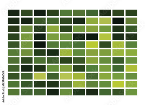  Trendy green color palette featuring rich shadows and soft tints. Perfect for modern design, print tests, branding, and vibrant digital artwork.