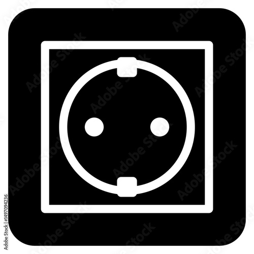 Electrical outlet vector illustration
