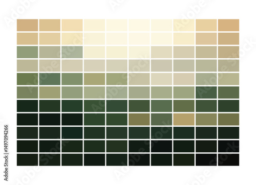  Clean minimalist palette with neutral grays, soft tints, and deep shadows. Perfect for modern design, print tests, branding, and trendy vector artwork.