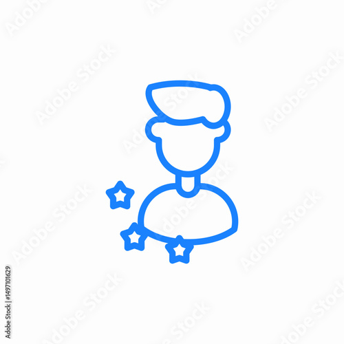 review rating icon sign vector