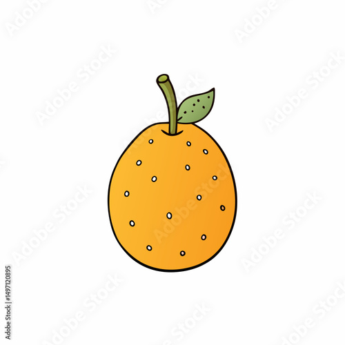 vector illustration of a tomato