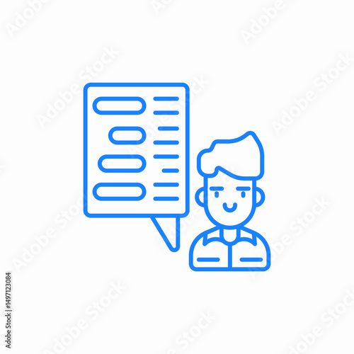 message chat icon sign vector
