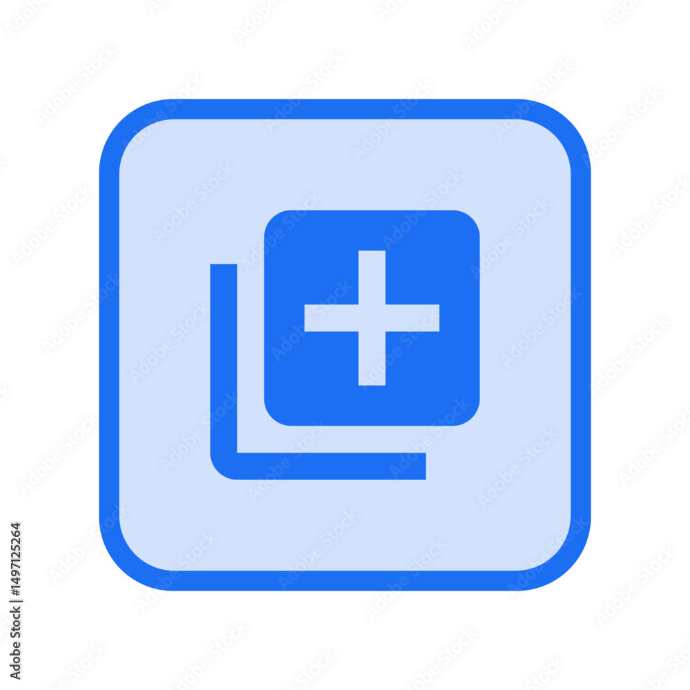 Obraz premium Library Add Filled