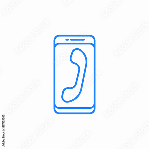phone call icon sign vector