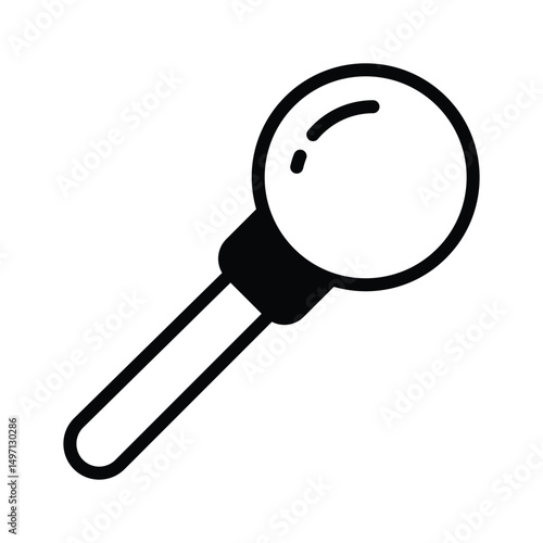 A customizable glyph icon of coa de jima tool