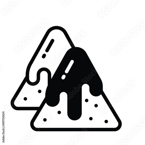 Get a glimpse of this glyph dip nachos