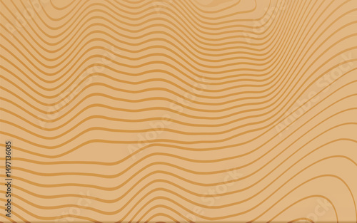 A simple, light brown vector wood texture with clear grain lines, ideal for natural backgrounds, rustic designs, or digital illustrations.