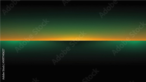 Abstract glowing lines form a colorful  dark  blue  and green digital art wave pattern with motion blur  perfect for modern design backdrops and wallpapers.