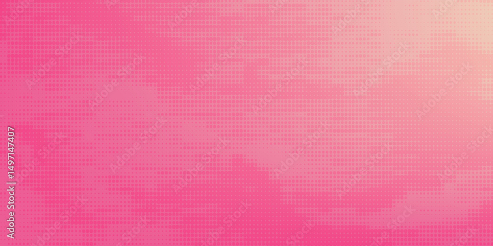 Pink orange polka dots gradient halftone background. Pop art cartoon dot texture with comic graphic design, Horizontal abstract pattern wall for cover digital technology. Pink orange polka dots gradient halftone background. Pop art cartoon dot texture with comic graphic design, Horizontal abstract pattern wall for cover digital technology.