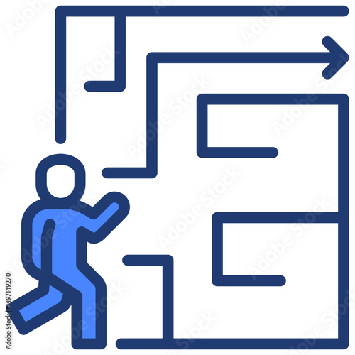 Evacuation Plan Icon
