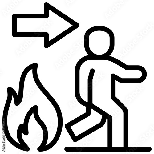 Evacuation Icon