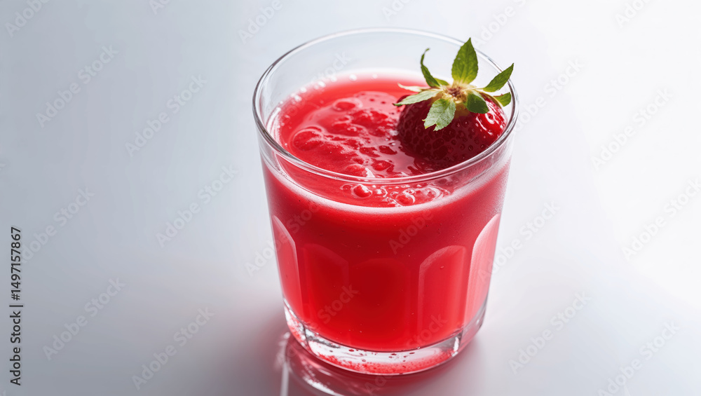 custom made wallpaper toronto digitalGlass of Strawberry Juice