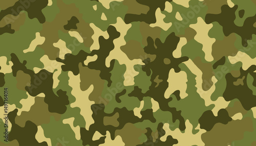 seamless camouflage pattern for hunting apparel