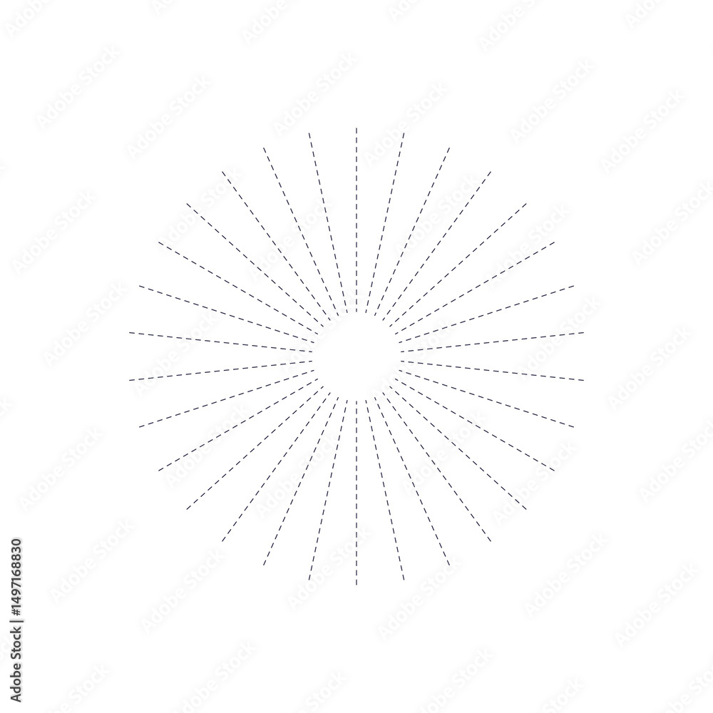 Obraz premium png retro sunburst with radial rays and vintage emblem in abstract circle showing light explosion and sunshine symbol with red badge stamp design for sunrise icon and graphic label